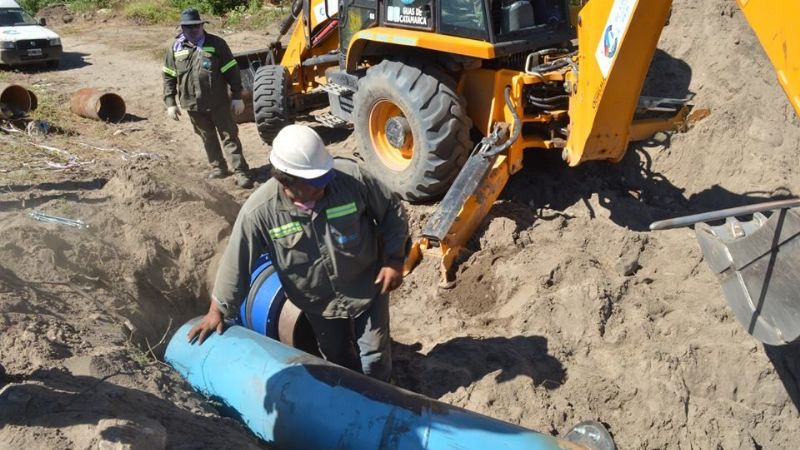 Continúan los trabajos para normalizar servicio de agua