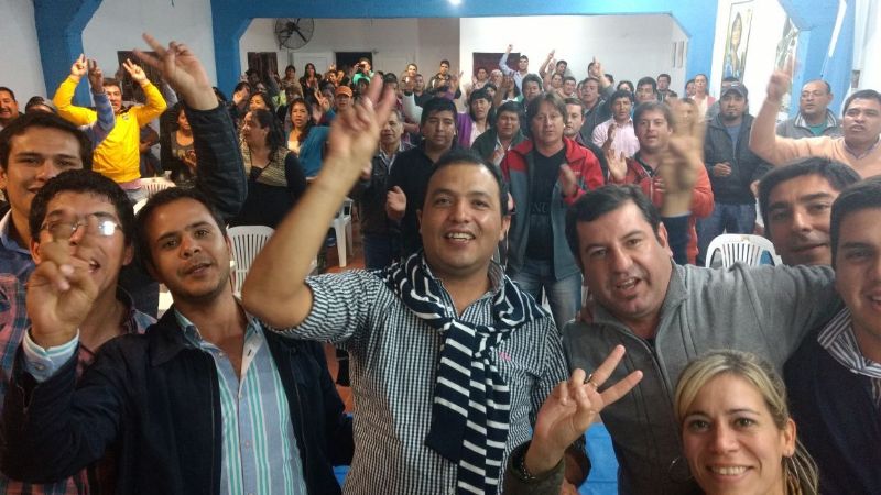 El PJ santamariano ratificó su apoyo a Lucía