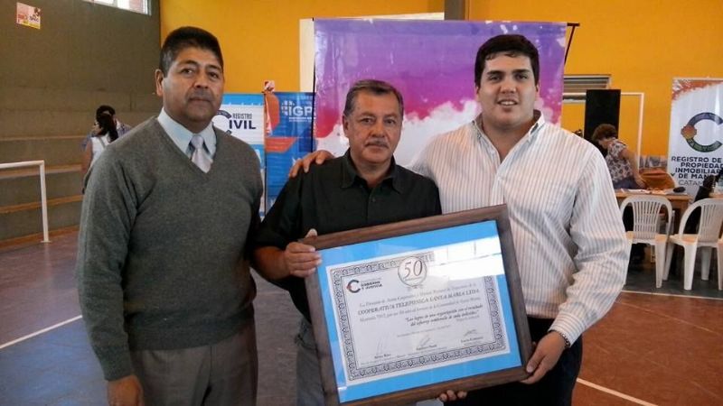 Bodas de Oro de cooperativa Telefónica de Santa María