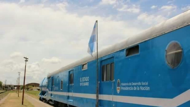 El tren sanitario llega a San Antonio de La Paz