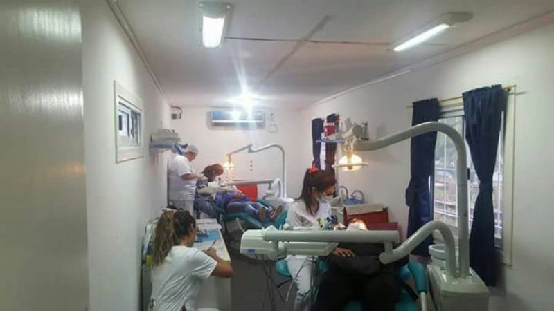 El tren sanitario llega a San Antonio de La Paz