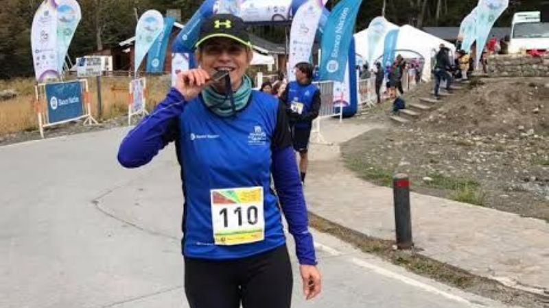 Ingrid Peñaranda con podio y Ricardo Alini 4to.