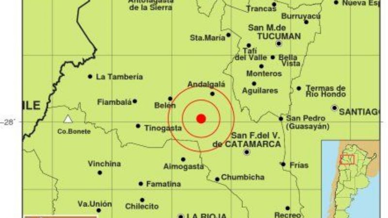 Fuerte sismo a la siesta