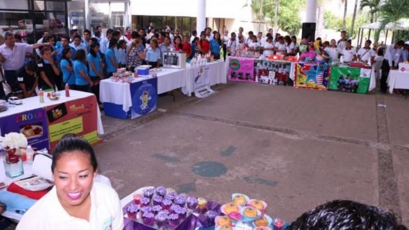 Todo listo para la feria El Portal del Emprendedor