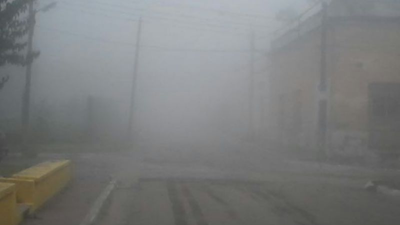 Día gris y con lluvia en El Alto