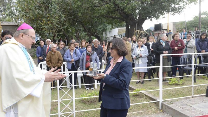 Lucía rindió homenaje a Fray Mamerto Esquiú