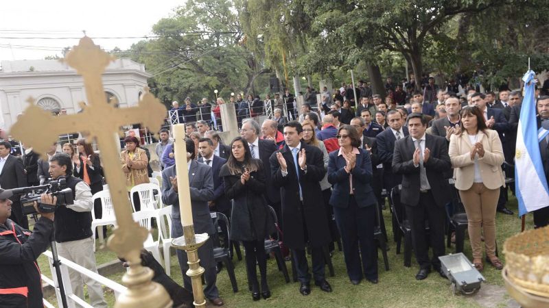 Lucía rindió homenaje a Fray Mamerto Esquiú