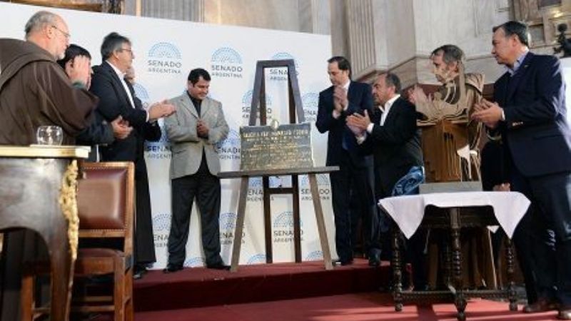 El Senado de la Nación homenajeó a Fray M. Esquiú