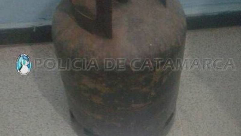 Aprehenden a un joven y secuestran una garrafa