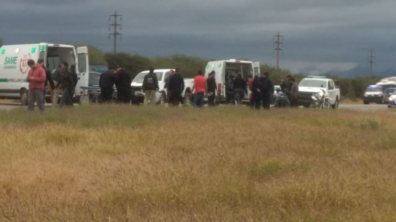 Violento choque en el acceso Sur de la ciudad