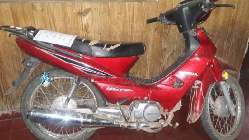 Recuperan una moto en Tinogasta