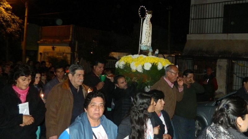 Celebraron el centenario de la aparición la Virgen de Fátima