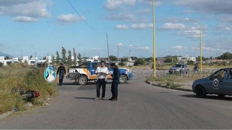 Niño lesionado en un accidente