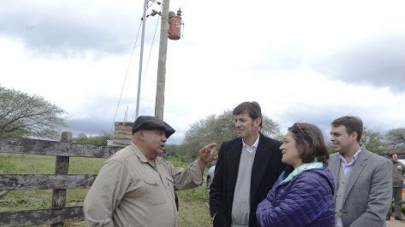 El paraje Puesto del Medio, por primera vez con energía eléctrica
