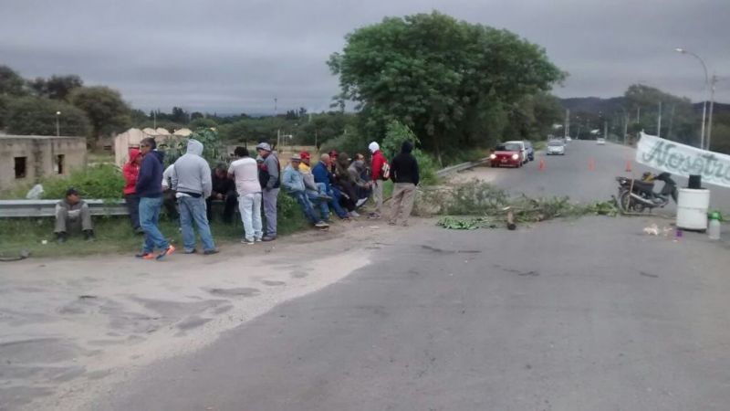 Piquete por descontento en Valle Viejo
