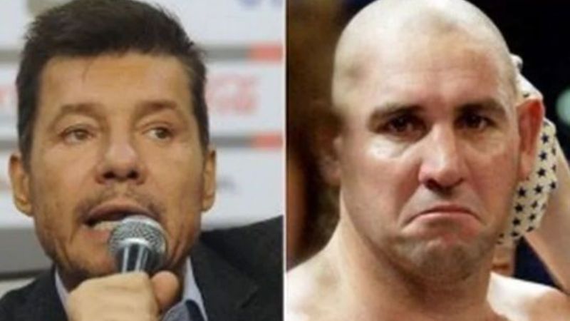 Tinelli bajó a "La Mole" Moli del "Bailando"