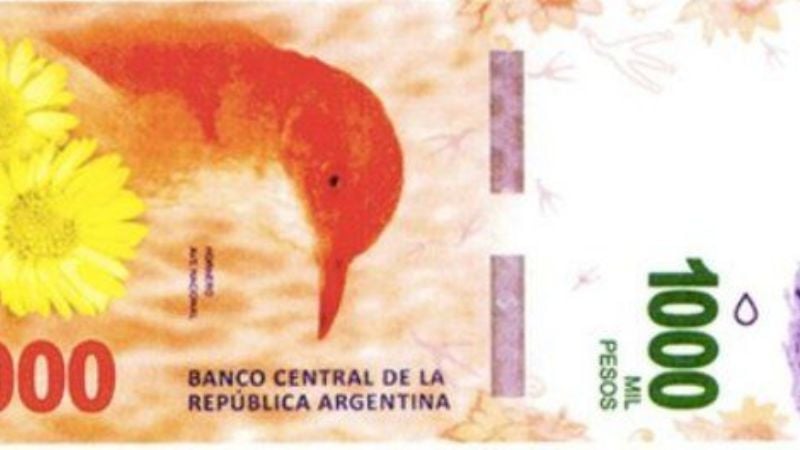 En octubre, circularán los billetes de 1000 pesos
