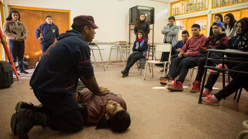 Brigadas Escolares brindaron un taller de RCP