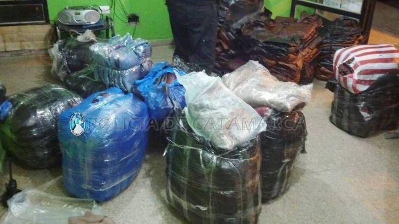 Secuestran mercadería ilegal