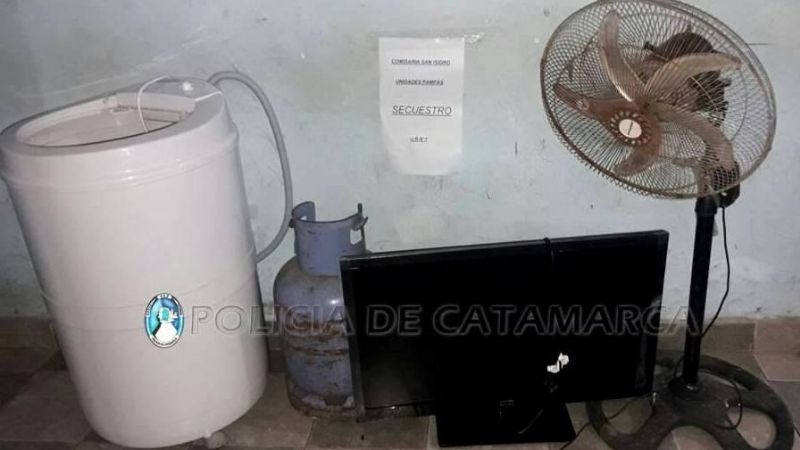 Recuperan elementos robados en Valle Viejo