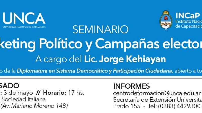 Seminario “Marketing político y campañas electorales”