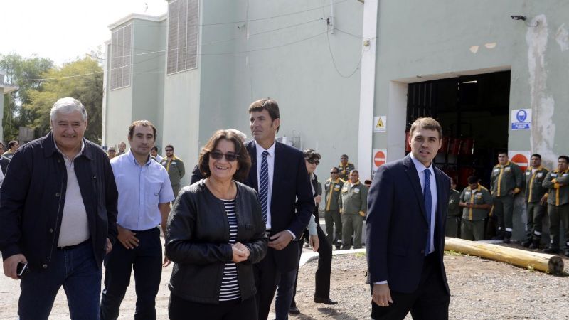 Corpacci inauguró refacciones en el edificio de la EC Sapem