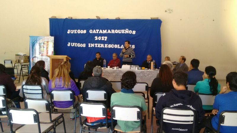 Presentaron los “Juegos Catamarqueños e Interescolares 2017"