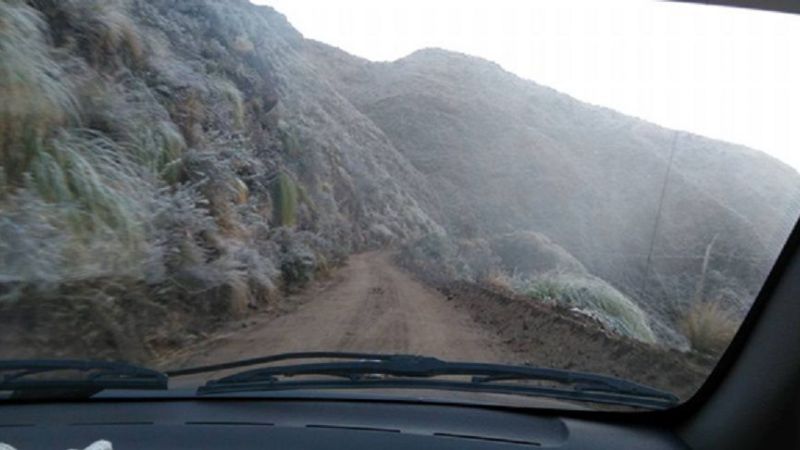 La primera nevada en Andalgalá