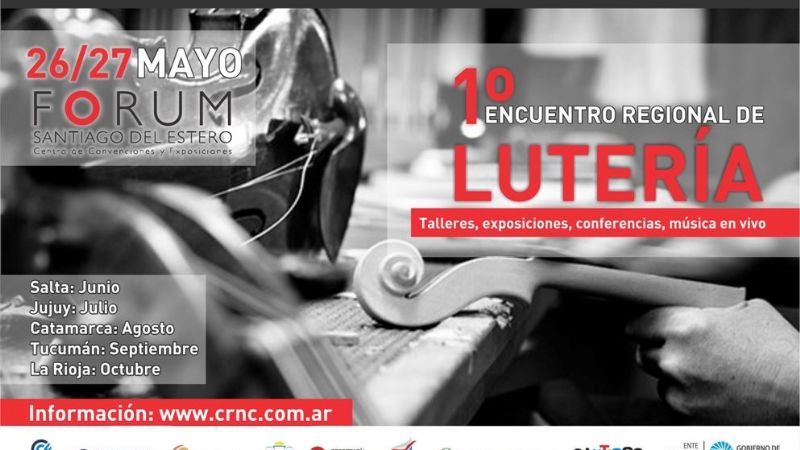 Lutiers de Catamarca en el Encuentro Regional de Lutería