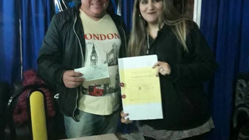 La senadora Sánchez entregó aportes a clubes de La Paz