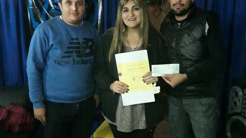 La senadora Sánchez entregó aportes a clubes de La Paz