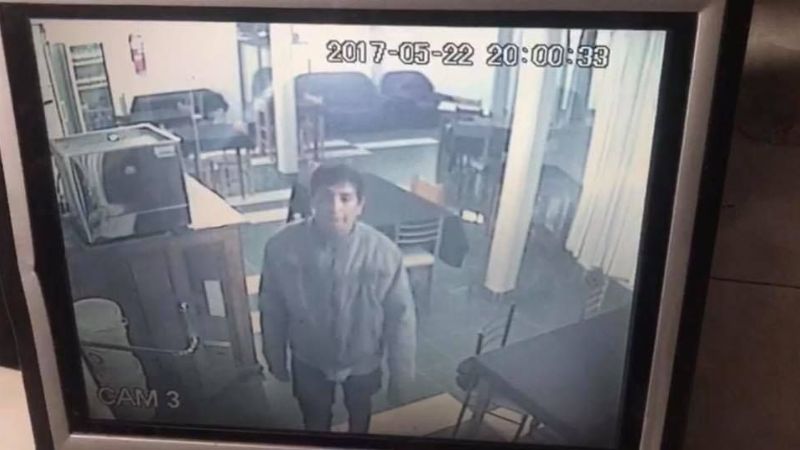 Delincuente ingresó a un hotel y se llevó un televisor