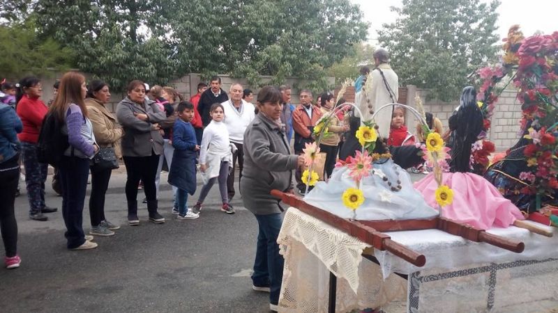 Celebraron a Santa Rita en Villa Cubas