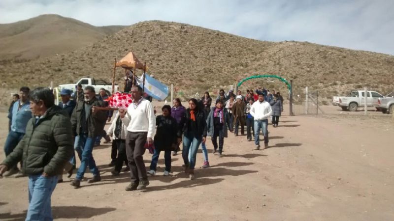 Celebraron a Santa Rita en Villa Cubas