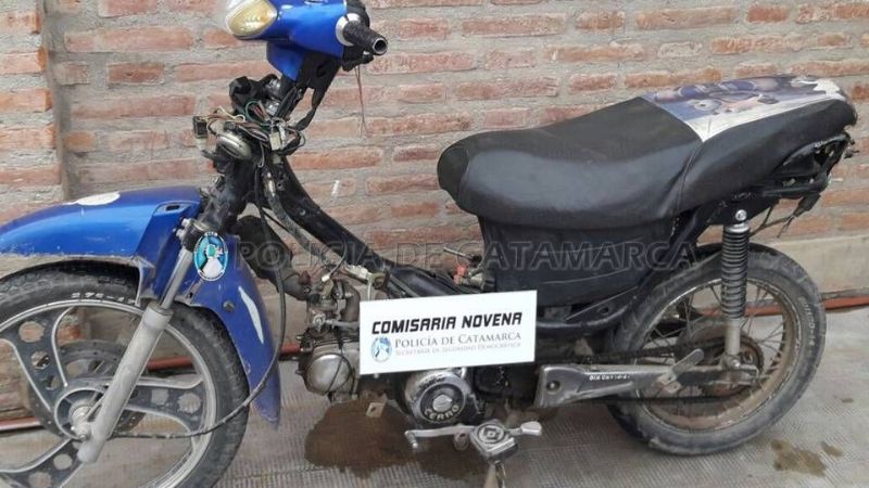 Secuestran una moto sin papeles