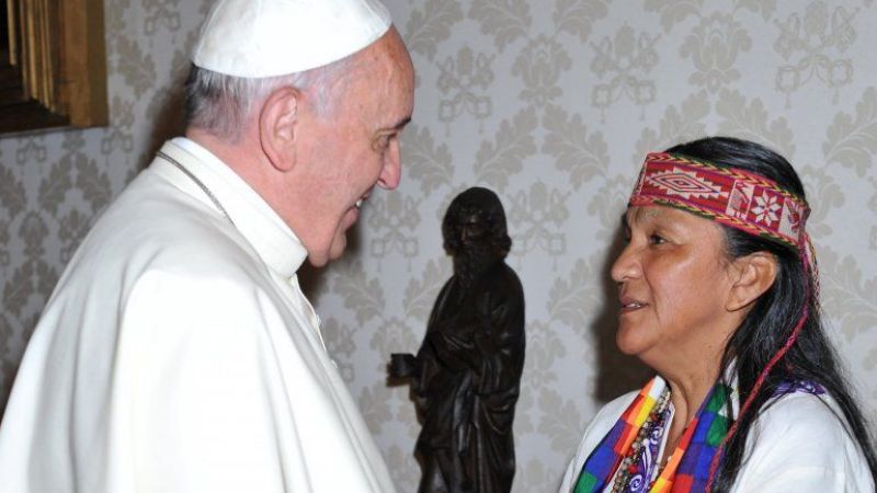 El Papa Francisco le envió una carta a Milagro Sala