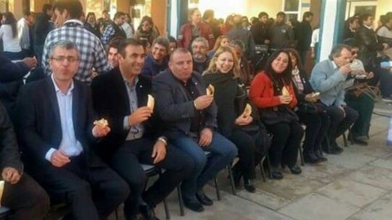 Acto en la Escuela Secundaria Nº 79 “Dr. Manuel Belgrano”