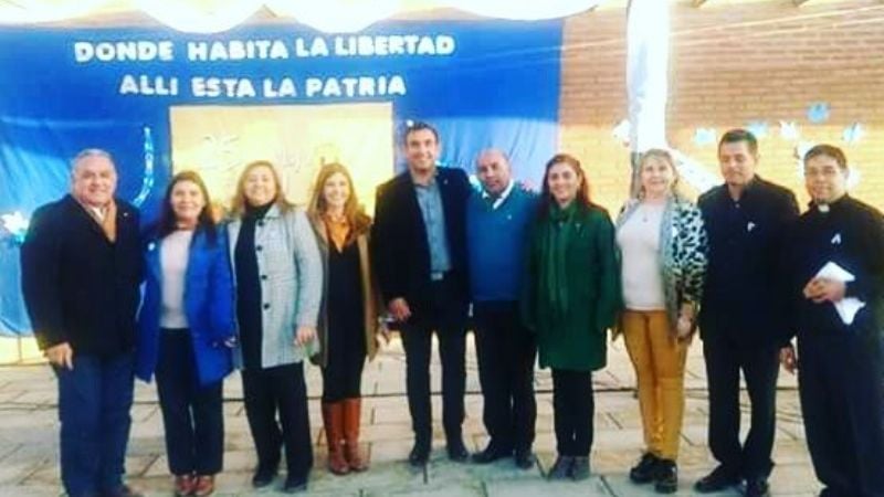 Acto en la Escuela Secundaria Nº 79 “Dr. Manuel Belgrano”