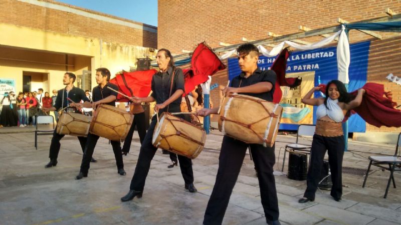 Acto en la Escuela Secundaria Nº 79 “Dr. Manuel Belgrano”
