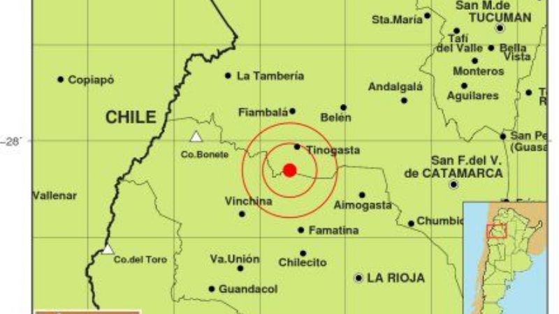 Leve temblor en el Oeste