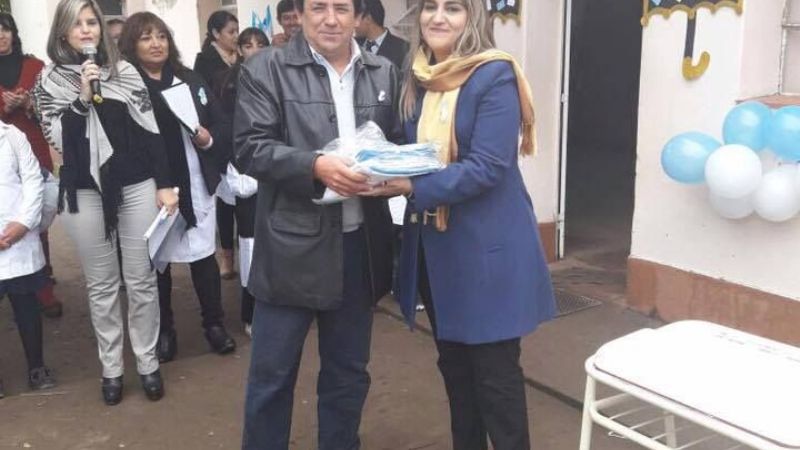 La senadora Sánchez participó los festejos del 25 de Mayo