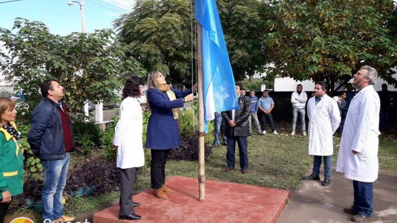 La senadora Sánchez participó los festejos del 25 de Mayo