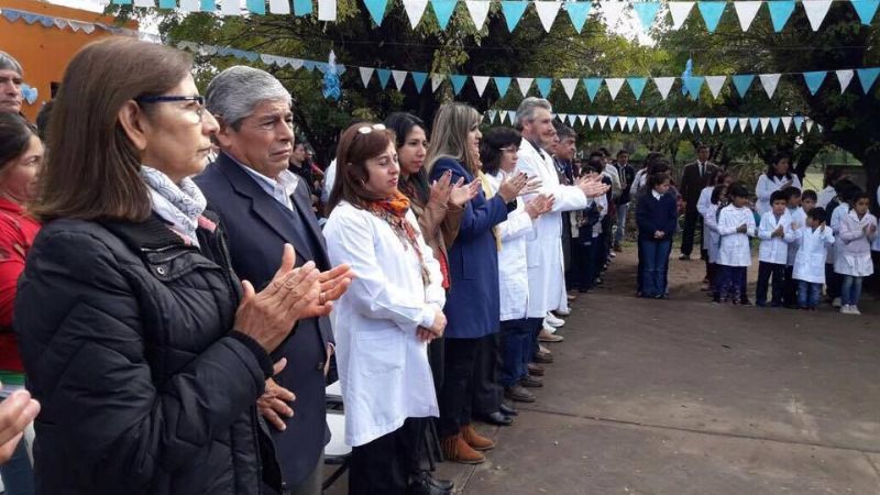 La senadora Sánchez participó los festejos del 25 de Mayo