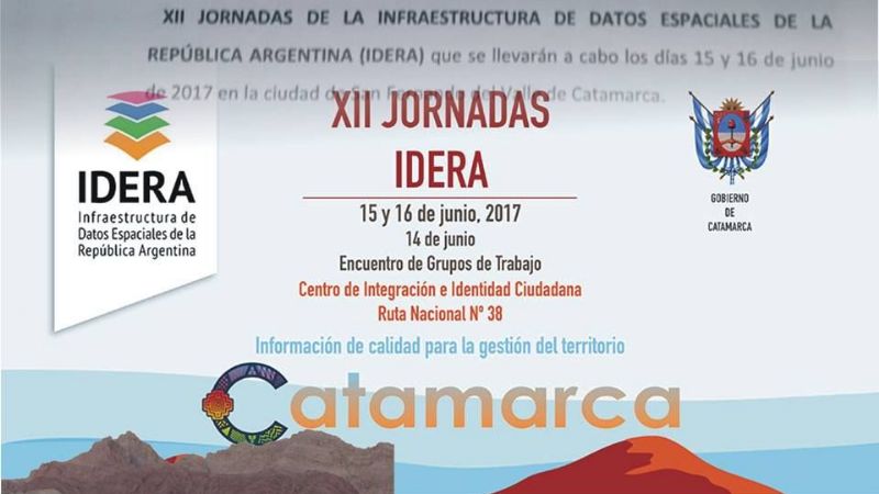 XII Jornadas de Infraestructura de Datos Espaciales