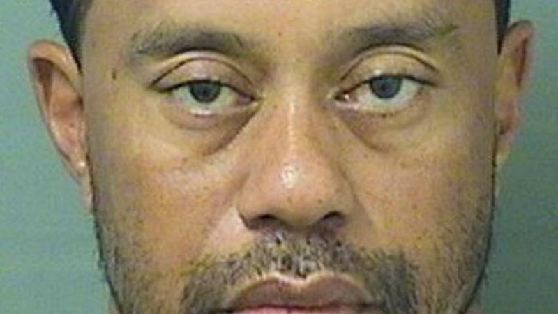 Tiger Woods fue preso por manejar borracho