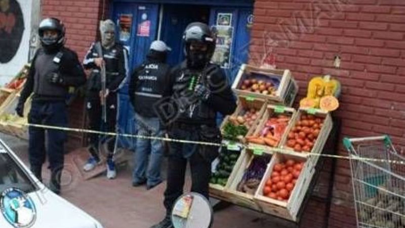 Secuestran marihuana en un allanamiento en una verdulería