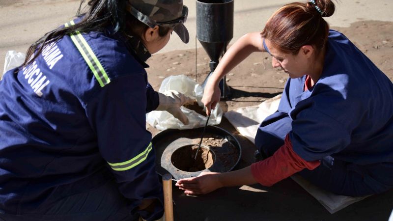 Estrictos controles de la obras de cloacas en FME