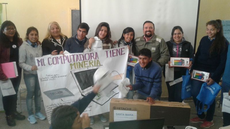 Santa María celebró a la minería