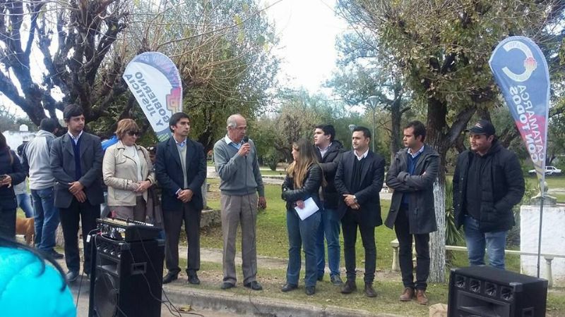 El senador Contreras en la Villa de Ancasti