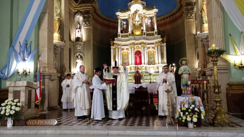 El Obispo celebró su aniversario sacerdotal